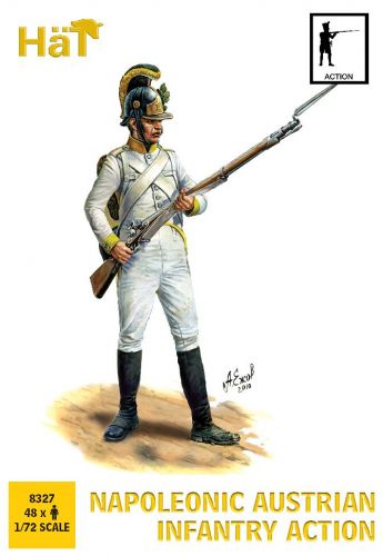 HAT INDUSTRIES 1/72 8327 NAPOLEONIC AUSTRIAN INFANTRY ACTION