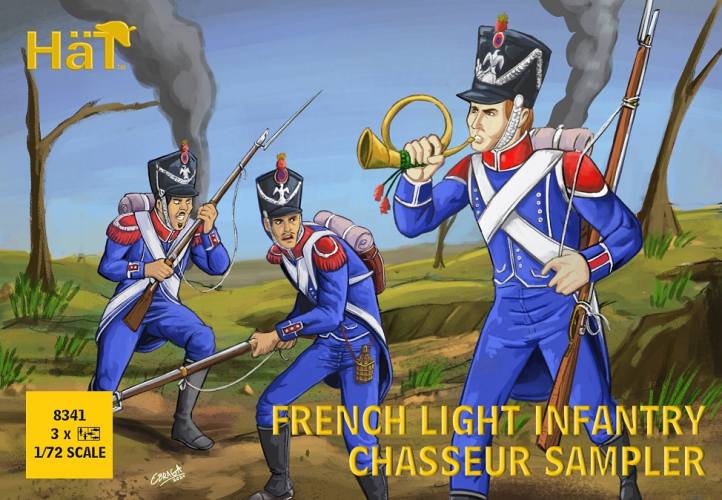 HAT INDUSTRIES 1/72 8341 FRENCH LIGHT INFANTRY CHASSEUR SAMPLER