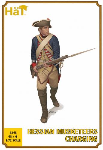 HAT INDUSTRIES 1/72 8348 HESSIAN MUSKETEERS CHARGING