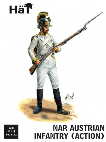 HAT INDUSTRIES 1/32 9327 NAP AUSTRIAN INFANTRY ACTION