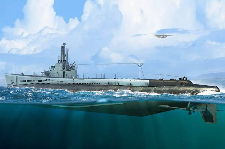 HOBBYBOSS 1/350 83524 USS GATO SS-212 1944