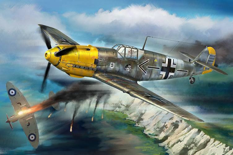 HOBBYBOSS 1/18 81809 MESSERSCHMITT BF 109E SEPT 1940  UK SALE ONLY 