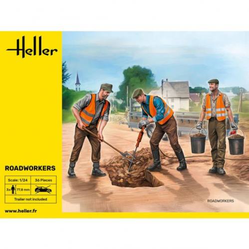 HELLER 1/24 82754 ROAD WORKERS