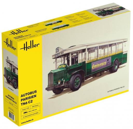 HELLER 1/24 80789 AUTOBUS PARISIEN TN6 C2