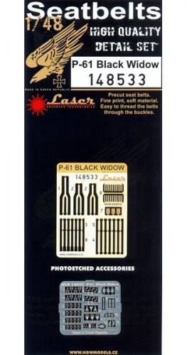 HGW 1/48 148533 P-61 BLACK WIDOW SEATBELTS