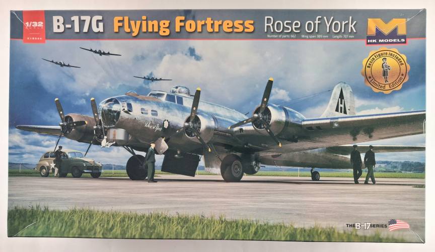 HK MODELS 1/32 01E044 B-17G FLYING FORTRESS ROSE OF YORK  UK SALE ONLY 