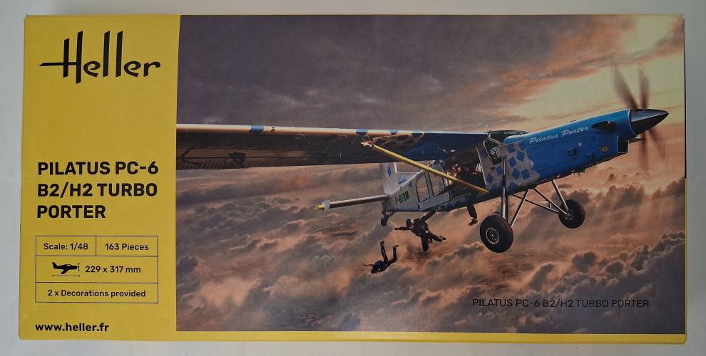 HELLER 1/48 30410 PILATUS PC-6 B2/H2 TURBO PORTER