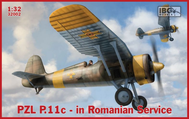 IBG MODELS 1/32 32002 PZL P.11C IN ROMANIAN SERVICE