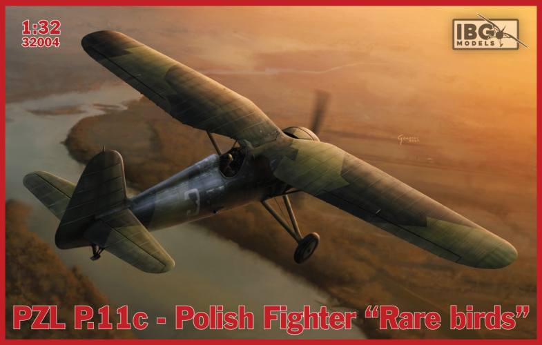 IBG MODELS 1/32 32004 PZL P.11C POLISH FIGHTER RARE BIRDS