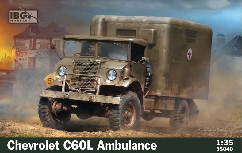 IBG MODELS 1/35 35040 CHEVROLET C60L AMBULANCE