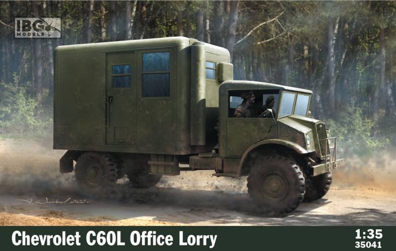 IBG MODELS 1/35 35041 CHEVROLET C60L OFFICE LORRY