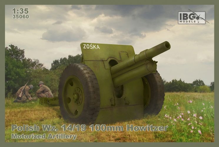 IBG MODELS 1/35 35060 Wz.14/19 100mm HOWITZER MOTORIZED ARTILLERY
