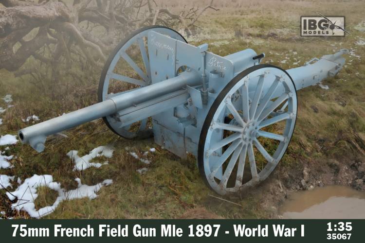IBG MODELS 1/35 35067 75MM FRENCH FIELD GUN MLE 1897