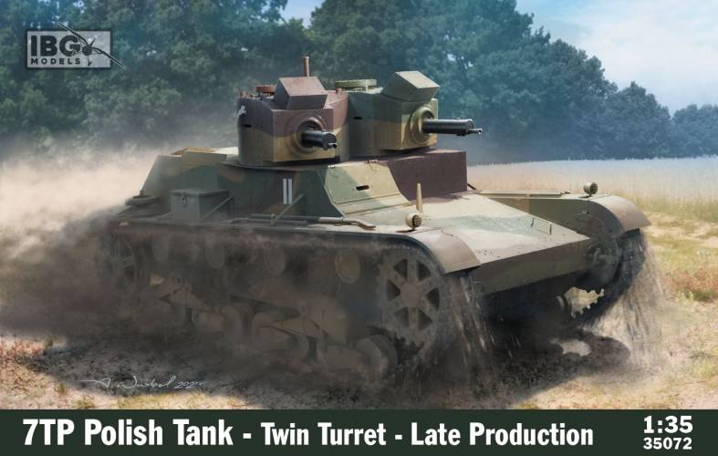 IBG MODELS 1/35 35072 7TP POLISH TANK TWIN TURRET LATE PRODUCTION
