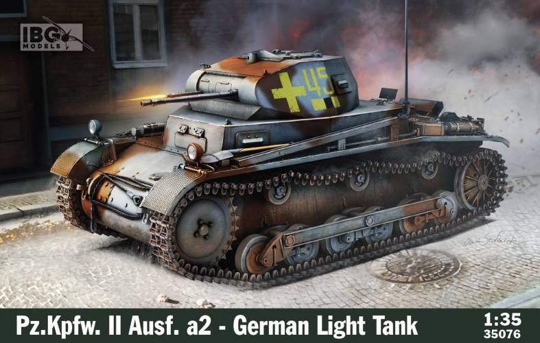 IBG MODELS 1/35 35076 PZ.KPFW. II AUSF.A2 GERMAN LIGHT TANK 