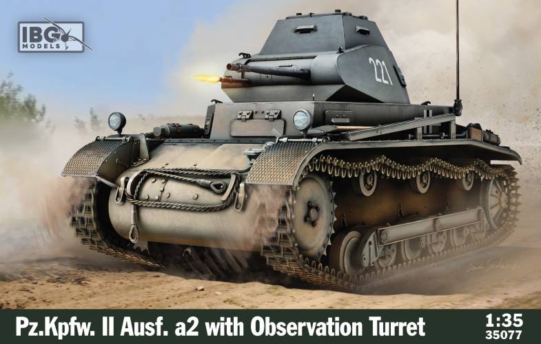IBG MODELS 1/35 35077 PZ.KPFW.II A2 WITH OBSERVATION TURRET
