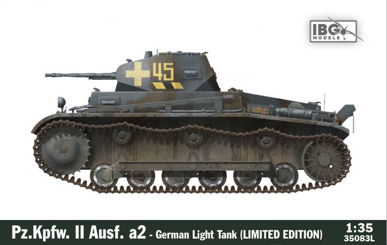 IBG MODELS 1/35 35083L PZ.KPFW. II AUSF. A2 GERMAN LIGHT TANK 
