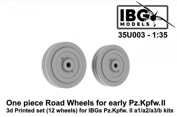 IBG MODELS 1/35 35U003 ONE PIECE ROAD WHEELS FOR EARLY PZ.KPFW.II