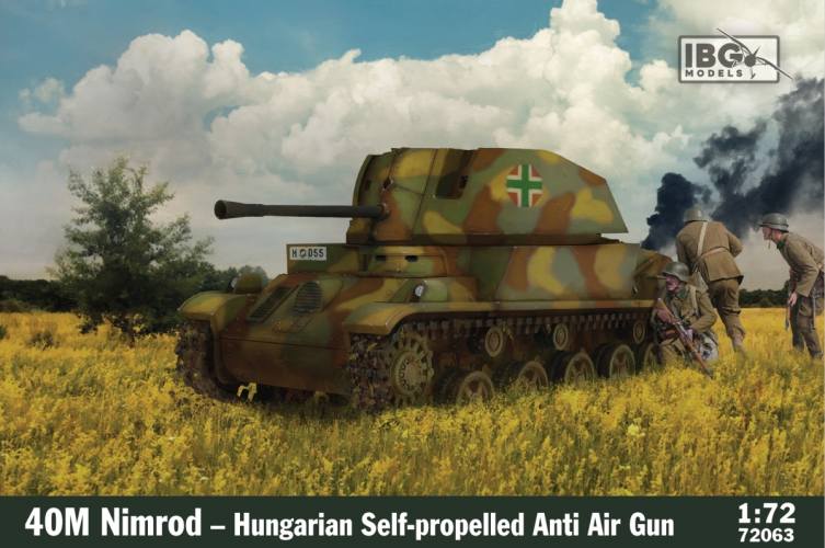 IBG MODELS 1/72 72063 40M NIMROD HUNGARIAN SP AA GUN