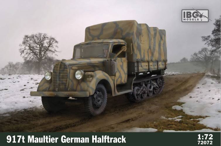 IBG MODELS 1/72 72072 917T MAULTIER GERMAN HALFTRACK