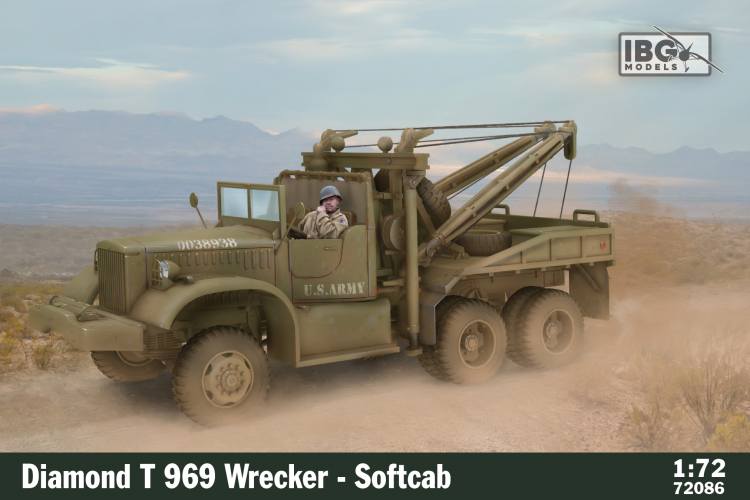 IBG MODELS 1/72 72086 DIAMONG T 696 WRECKER SOFTCAB