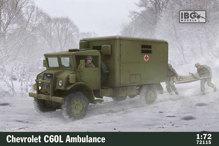 IBG MODELS 1/72 72115 CHEVROLET C60L AMBULANCE