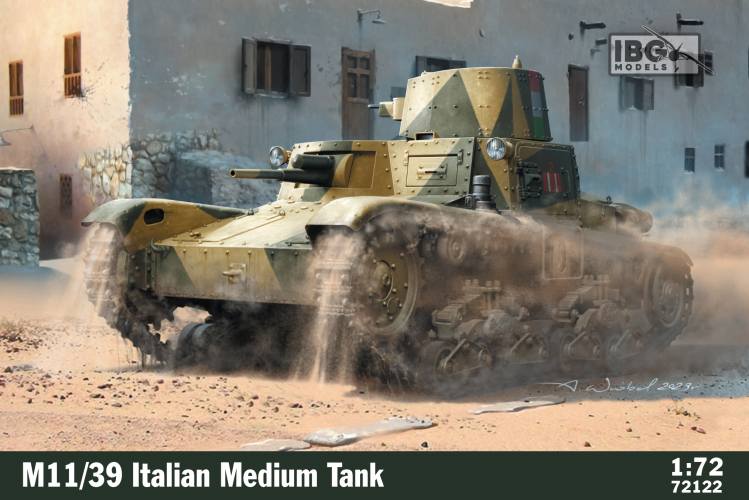 IBG MODELS 1/72 72122 M11/39 ITALIAN MEDIUM TANK