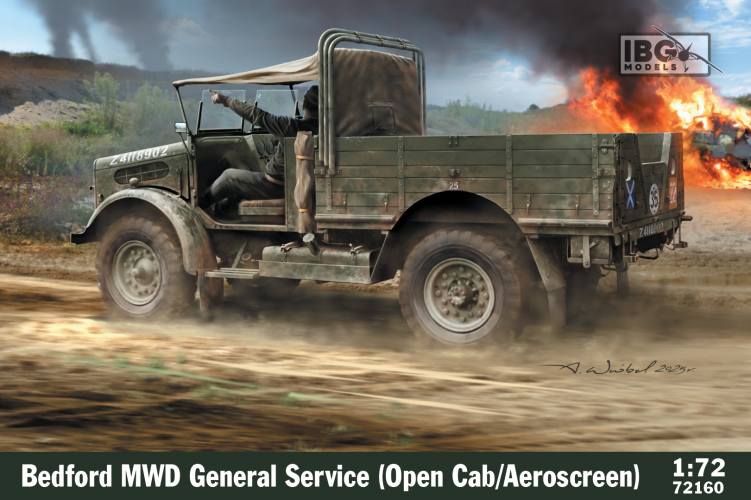 IBG MODELS 1/72 72160 BEDFORD MWD GENERAL SERVICE OPEN CAB/AEROSCREEN