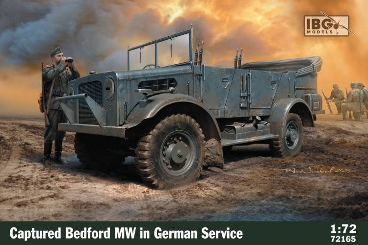IBG MODELS 1/72 72165 CAPTURED BEDFORD MW IN GERMAN SERVICE