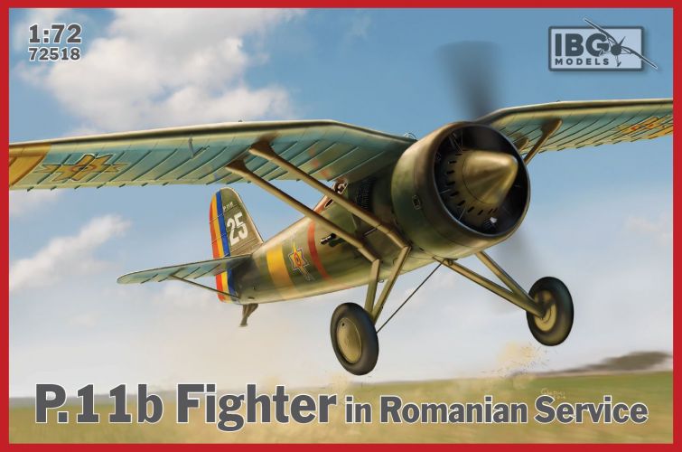 IBG MODELS 1/72 72518 PZL P.11B FIGHTER IN ROMANIAN SERVICE