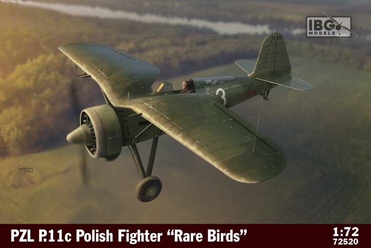 IBG MODELS 1/72 72520 PZL P.11C POLISH FIGHTER RARE BIRDS