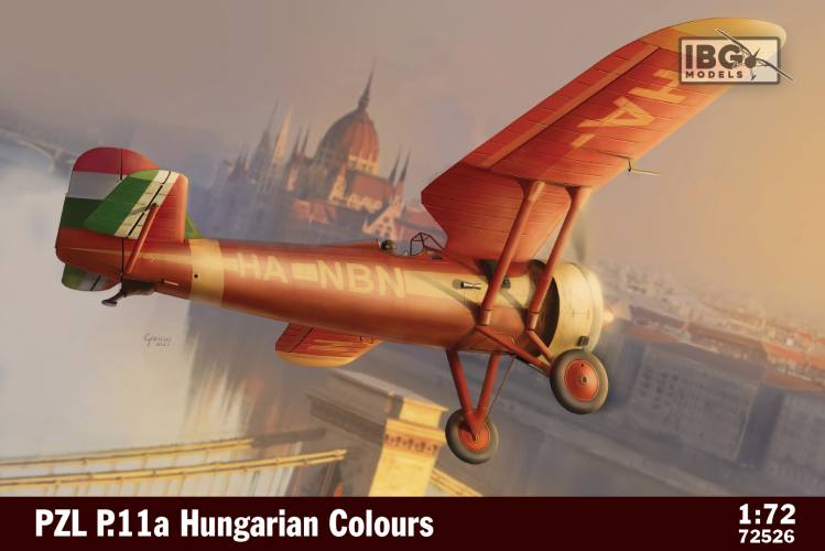 IBG MODELS 1/72 72526 PZL P.11A HUNGARIAN COLOURS