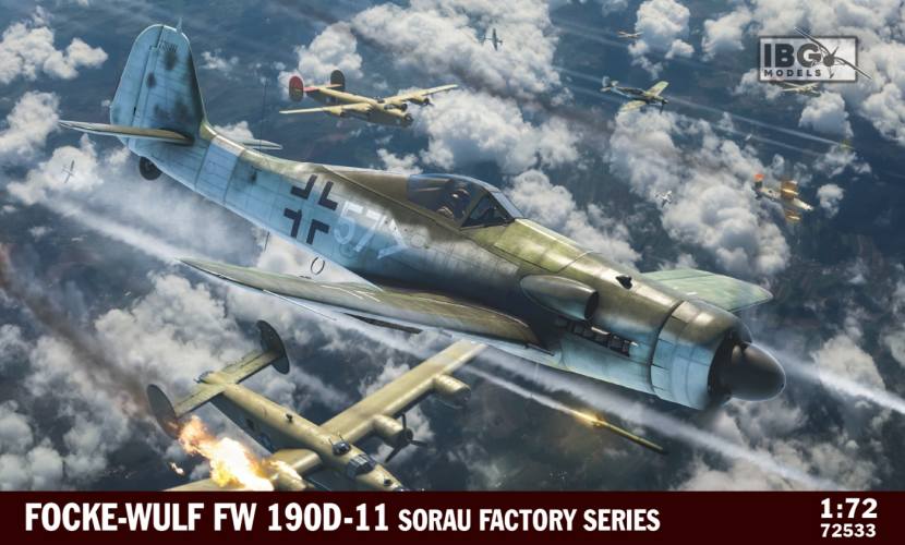 IBG MODELS 1/72 72533 FOCKE-WULF FW 190D-11 SORAU FACTORY SERIES