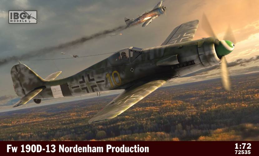 IBG MODELS 1/72 72535 FW-190D-13 NORDENHAM PRODUCTION 