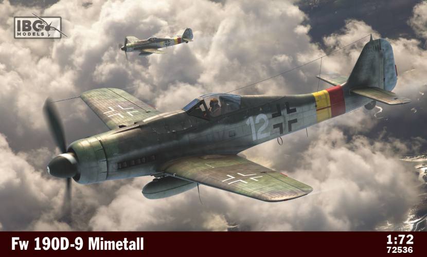 IBG MODELS 1/72 72536 FOCKE-WULF FW 190D-9 MIMETALL