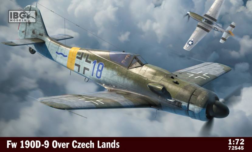 IBG MODELS 1/72 72545 FW 190D-9 OVER CZECH LANDS