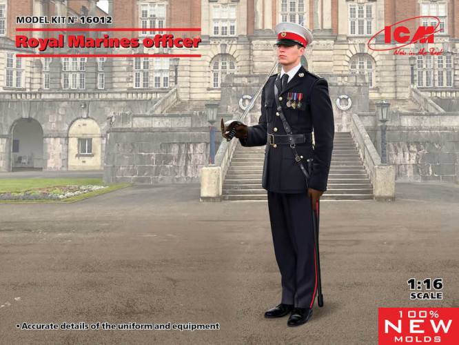 ICM 1/16 16012 ROYAL MARINES OFFICER