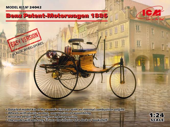 ICM 1/24 24042 BENZ PATENT-MOTORWAGEN 1886