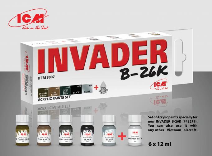ICM  3007 INVADER B-26K  UK SALE ONLY 