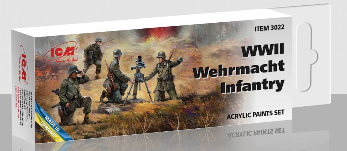 ICM  3022 WWII WEHRMACHT INFANTRY  UK SALE ONLY 