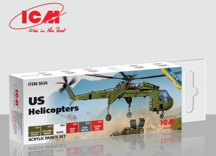 ICM  3026 US HELICOPTERS  UK SALE ONLY 