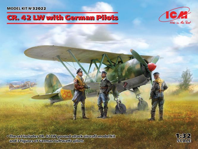 ICM 1/32 32022 CR.42 LW WITH GERMAN PILOTS