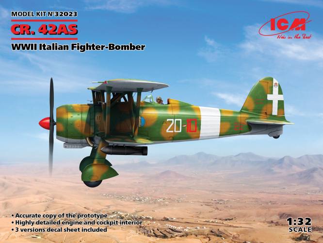 ICM 1/32 32023 FIAT CR.42AS