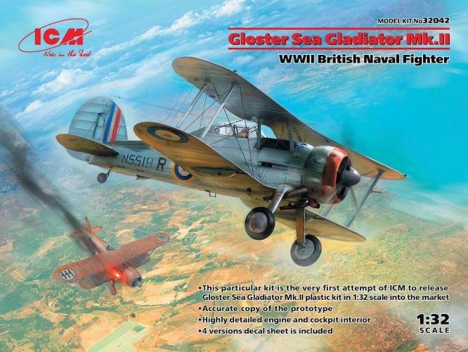 ICM 1/32 32042 GLOSTER SEA GLADIATOR MK.II 