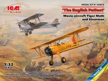 ICM 1/32 32053 THE ENGLISH PATIENT - MOVIE AIRCRAFT TIGER MOTH   STEARMAN