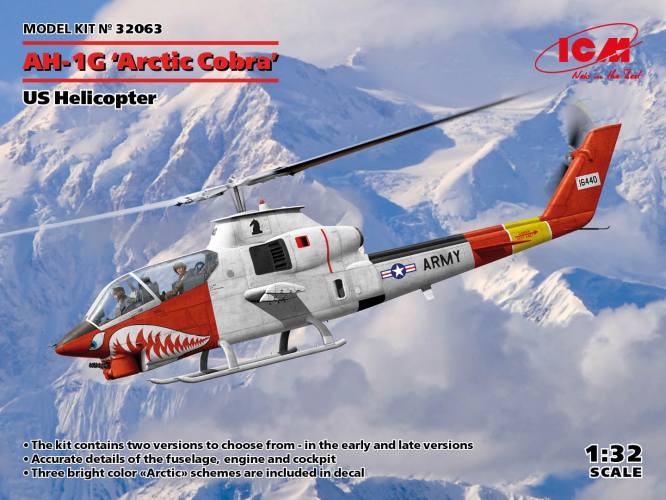 ICM 1/32 32063 AH-1G ARCTIC COBRA US HELICOPTER