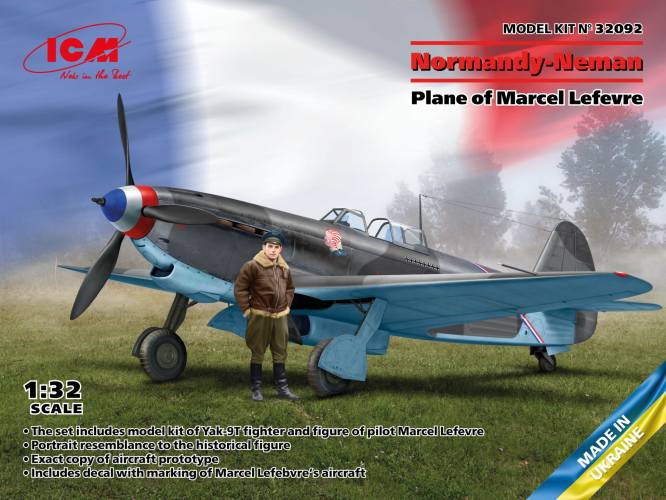 ICM 1/32 32092 NORMANDIE-NIEMEN - PLANE OF MARCEL LEFEVRE