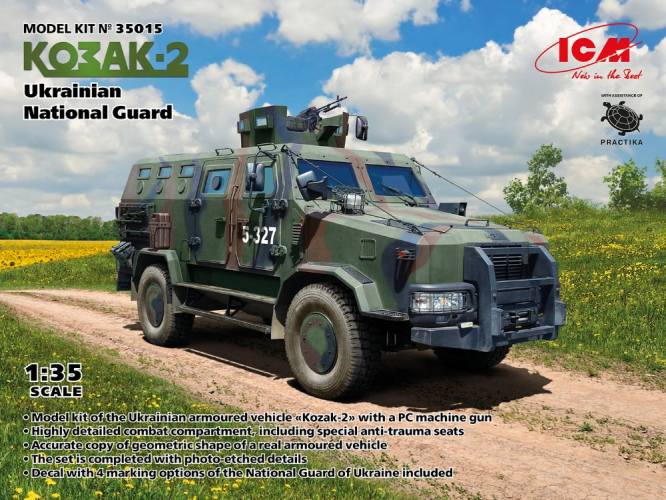 ICM 1/35 35015 KOZAK-2 UKRANIAN NATIONAL GUARD