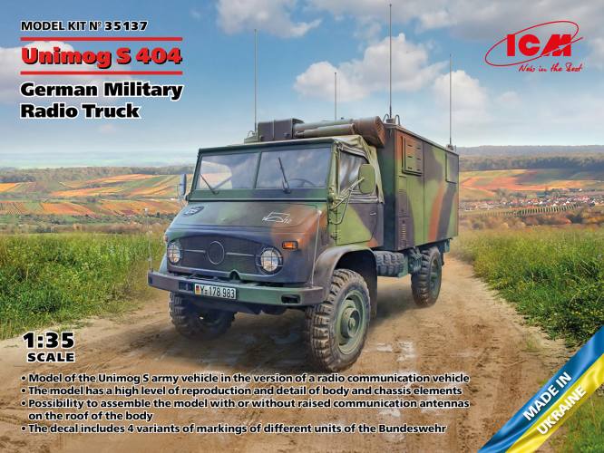 ICM 1/35 35137 UNIMOG S 404