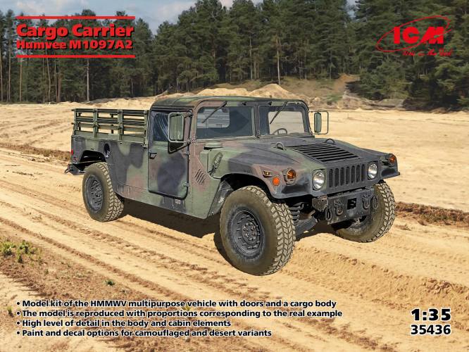 ICM 1/35 35436 HUMVEE M1097A2 CARGO CARRIER